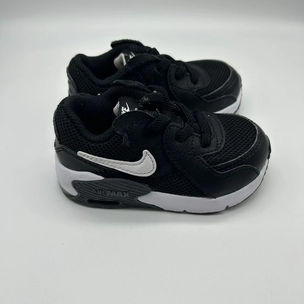 Nike Air Max Excee Black TD Kids Size 5C Black Sneakers CD6893-001